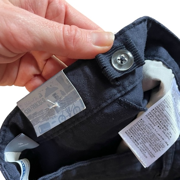 Old Navy Slim Fit Navy Blue Stretch Skinny Pants Size 14 Girls Adjustable Waist - Picture 5 of 12